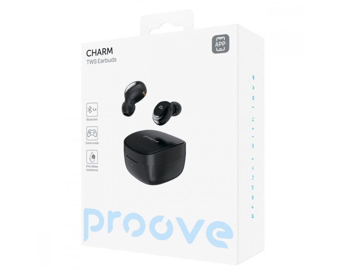 Беспроводные Hаушники Bluetooth Proove Charm TWS, серебристые