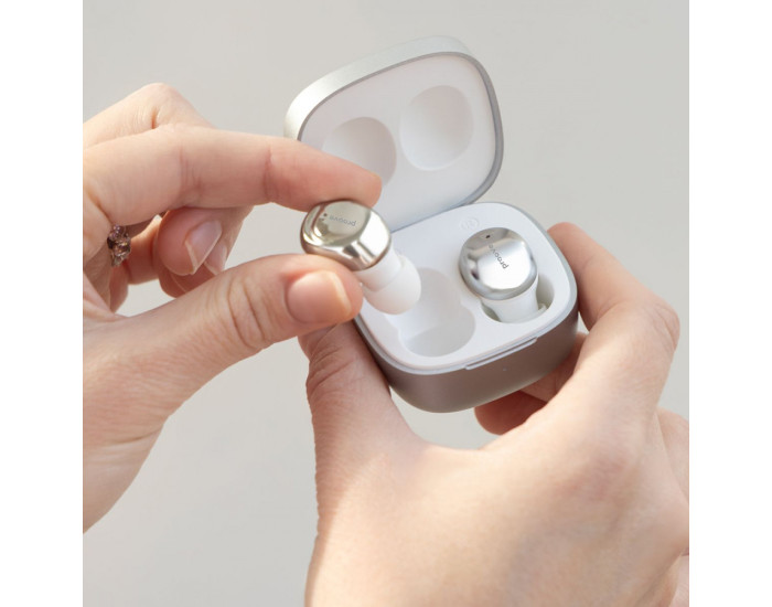 Беспроводные Hаушники Bluetooth Proove Charm TWS, серебристые