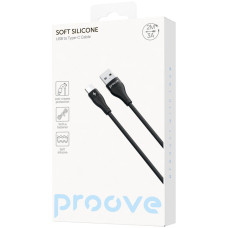 Кабель Proove Soft Silicone USB to Type-C (3A/2m) белый