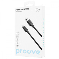 Кабель Proove Striped Silicone USB to Type-C (1m) Білий