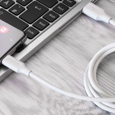 Кабель Proove Striped Silicone USB to Type-C (1m) Білий