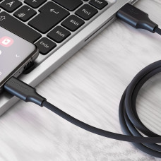 Кабель Proove Striped Silicone USB to Type-C (1m) Білий