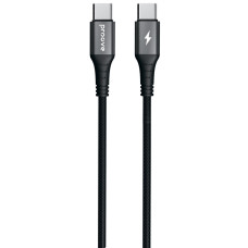 Кабель Proove Wirex Type-C to Type-С (60W/1m) черный
