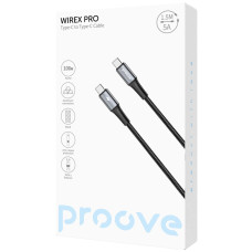 Кабель Proove Wirex Pro Type-C to Type-С (100W/1m) белый