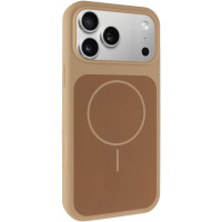 Чехол-силикон Silk Duo Color with MagSafe iPhone 17 Pro Max/18 Pro Max, золото пустыни