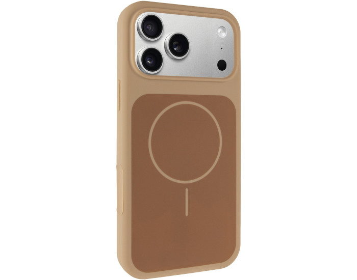 Чохол-силікон Silk Duo Color with MagSafe iPhone 17 Pro Max, золото пустелі