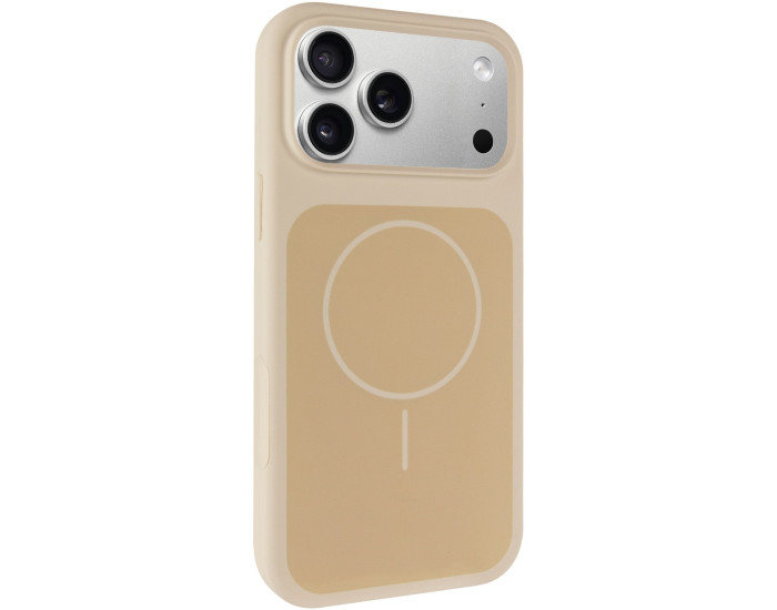 Чехол-силикон Silk Duo Color with MagSafe iPhone 17 Pro Max, античный белый