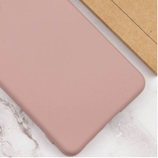 Чехол-силикон GETMAN Liquid Silk Full Camera Motorola Moto G14, розовый песок