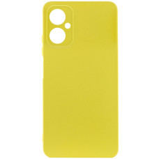 Чехол-силикон GETMAN Liquid Silk Full Camera Motorola Moto G14, ярко-желтый
