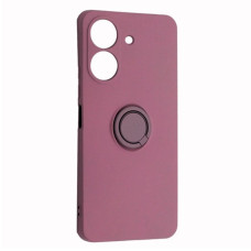 Чохол-силікон Ring Case Redmi 13C /Poco C65, Cherry purple