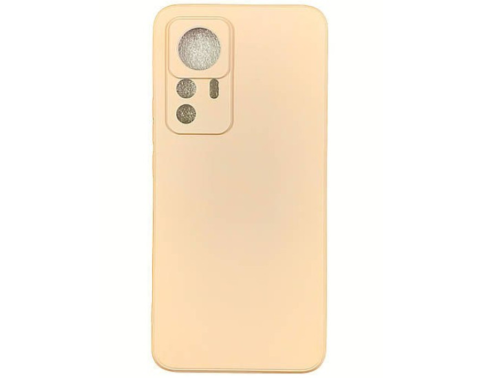 Чохол-силікон Smtt (с мікрофіброю) Xiaomi 12T /12T Pro, Pink sand