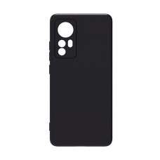 Чохол-силікон Smtt (с мікрофіброю) Xiaomi 12T /12T Pro, Black