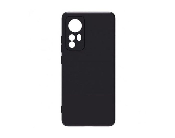 Чохол-силікон Smtt (с мікрофіброю) Xiaomi 12T /12T Pro, Black