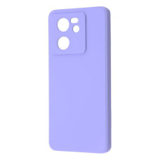 Чохол-силікон Smtt (с мікрофіброю) Xiaomi 13T/13T Pro, бузковий