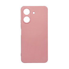 Чохол-силікон Smtt (с мікрофіброю) Xiaomi Redmi 13C /Poco C65, Pink