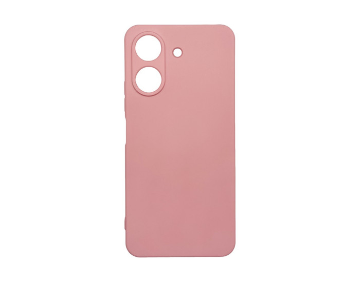 Чохол-силікон Smtt (с мікрофіброю) Xiaomi Redmi 13C /Poco C65, Pink