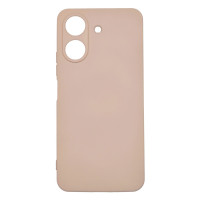 Чохол-силікон Smtt (с мікрофіброю) Xiaomi Redmi 13C /Poco C65, Pink sand