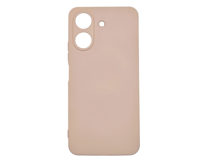 Чохол-силікон Smtt (с мікрофіброю) Xiaomi Redmi 13C /Poco C65, Pink sand