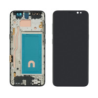 Дисплей з сенсорним екраном (модуль) Samsung G950 Galaxy S8, чорний з рамкою, IPS
