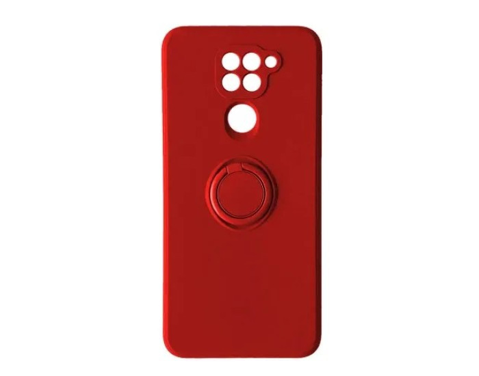 Чохол-силікон Ring Case Xiaomi Redmi Note 9, Red