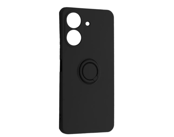 Чохол-силікон Ring Case Xiaomi Redmi 13C /Poco C65, чорний