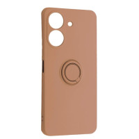 Чохол-силікон Ring Case Xiaomi Redmi 13C /Poco C65, Рожевий