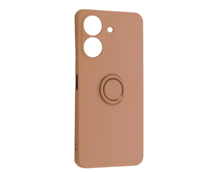 Чохол-силікон Ring Case Xiaomi Redmi 13C /Poco C65, Рожевий