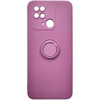 Чохол-силікон Ring Case Xiaomi Redmi 10C, Purple