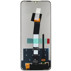 Дисплей з сенсорним екраном (модуль) Xiaomi Redmi 10C / Poco C40, чорний, переклеювання