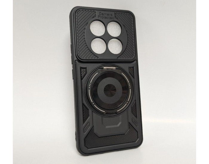 Чохол-силікон Protective Ring MagSafe Xiaomi Redmi Note 15 4G, Black