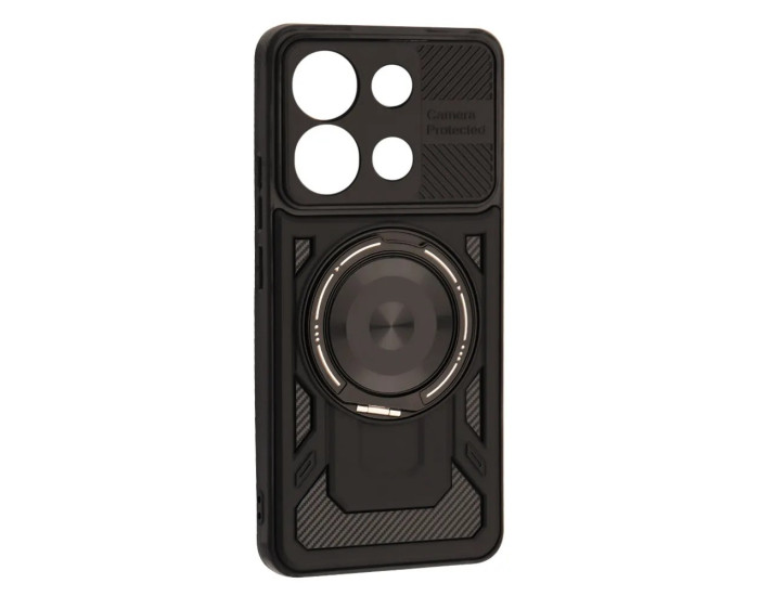 Чохол-силікон Protective Ring MagSafe Xiaomi Redmi Note 13 4G, Black