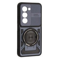 Чохол-силікон Protective Ring MagSafe Xiaomi Redmi 15 GL (169.5mm) Blue
