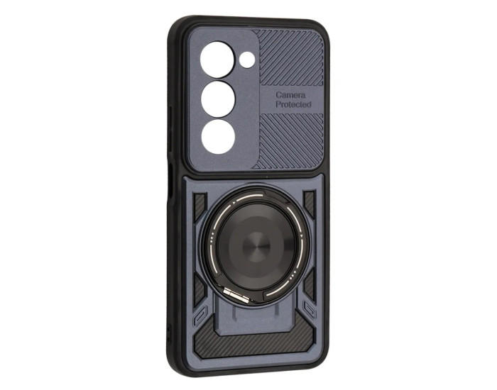 Чохол-силікон Protective Ring MagSafe Xiaomi Redmi 15 GL (169.5mm) Blue