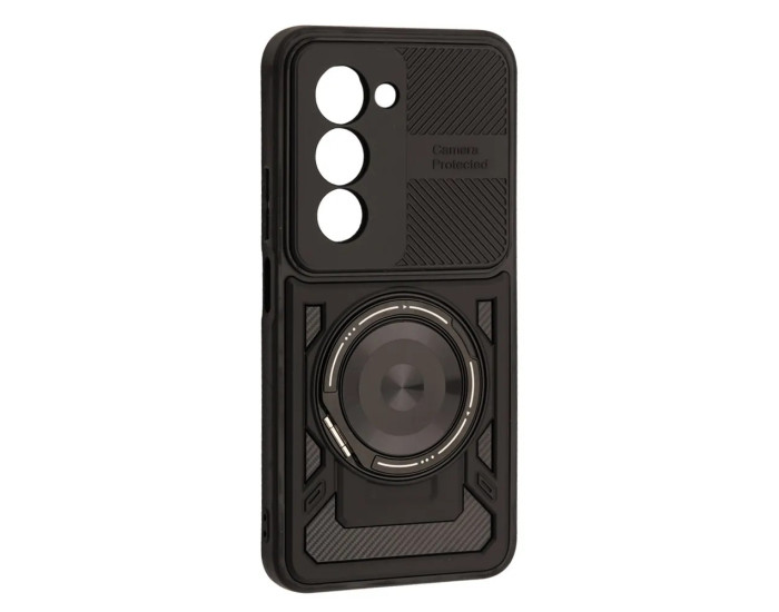 Чохол-силікон Protective Ring MagSafe Xiaomi Redmi 15 GL (169.5mm) Black