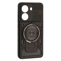 Чохол-силікон Protective Ring Magsafe Xiaomi Poco X7 Pro 5G, Black