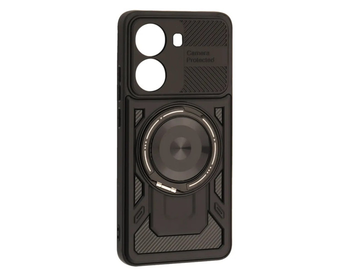 Чохол-силікон Protective Ring Magsafe Xiaomi Poco X7 Pro 5G, Black