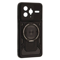 Чохол-силікон Protective Ring Magsafe Xiaomi Poco F7 Ultra, Black