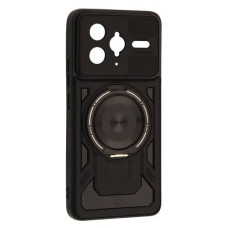 Чехол-силикон Protective Ring Magsafe Xiaomi Poco F7 Pro, Black