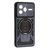 Чохол-силікон Protective Ring Magsafe Xiaomi Poco F7 Pro, Blue