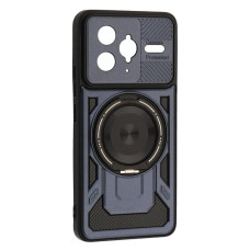 Чохол-силікон Protective Ring Magsafe Xiaomi Poco F7 Pro, Blue
