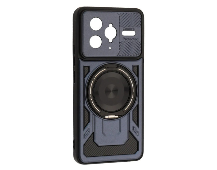 Чохол-силікон Protective Ring Magsafe Xiaomi Poco F7 Pro, Blue