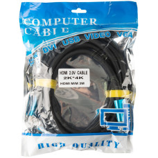Кабель HDMI-HDMI v2.0 (UHD/4K) 3m