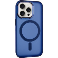 Чехол-силикон TPU+PC Lily with MagSafe iPhone 14 Pro, темно-синий