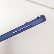 Чохол-силікон TPU+PC Lily with MagSafe iPhone 14 Pro, Темно-синій