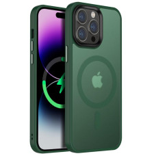 Чохол-силікон Ummi Colorful with MagSafe iPhone 14 Pro, Темно-Зелений