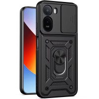 Чохол-Ударостійкий Camshield Serge Ring Xiaomi Redmi A7 Pro 4G /Poco C81 /C81 Pro, чорний