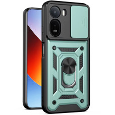 Чохол-Ударостійкий Camshield Serge Ring Xiaomi Redmi A7 Pro 4G /Poco C81 /C81 Pro, Зелений