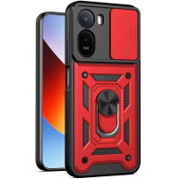 Чохол-Ударостійкий Camshield Serge Ring Xiaomi Redmi A7 Pro 4G /Poco C81 /C81 Pro, червоний