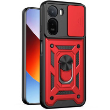 Чохол-Ударостійкий Camshield Serge Ring Xiaomi Redmi A7 Pro 4G /Poco C81 /C81 Pro, червоний