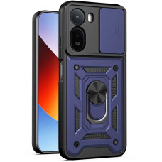 Чохол-Ударостійкий Camshield Serge Ring Xiaomi Redmi A7 Pro 4G /Poco C81 /C81 Pro, Темно-синій